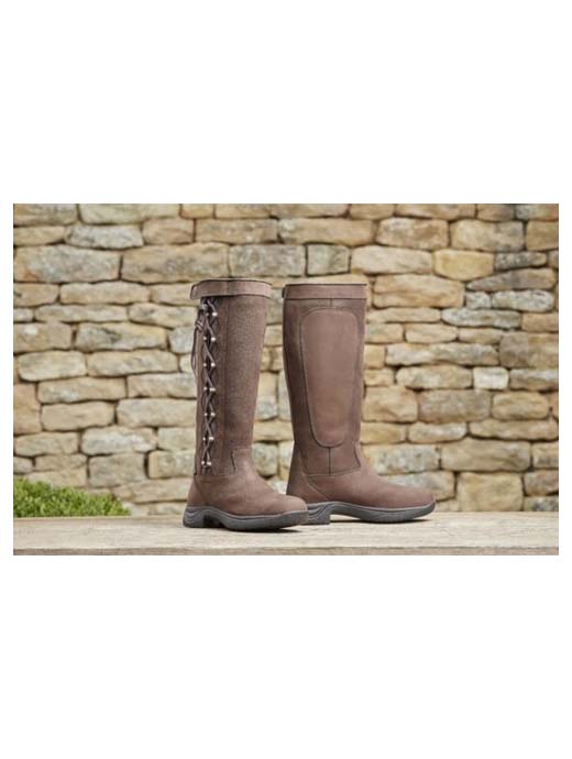 Dublin Pinnacle Grain Boots LACED UP WATERPROOF WIDE CALF ADJUSTMENT ALL SIZES 
